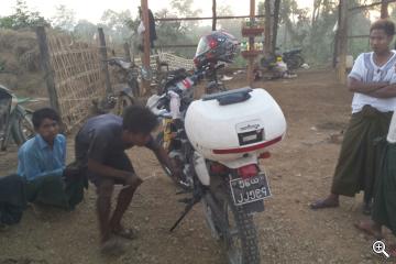 Motorrad Mechaniker Myanmar