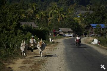 Strassenszenen in Myanmar