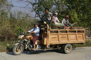 Fahrzeug in Burma