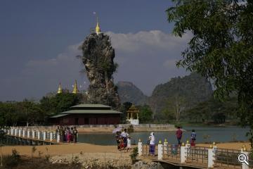 Hpa-an Tempel in Myanmar