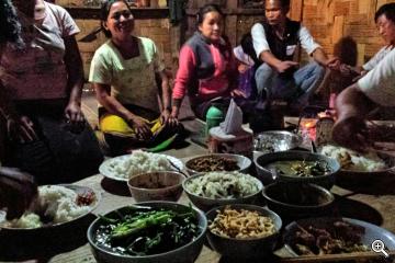 Burmesisches Abendessen