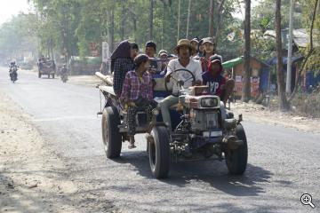 Fahrzeug in Burma