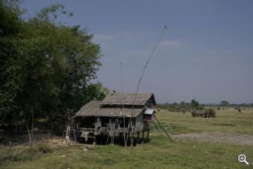 Einfache Hütte in Burma