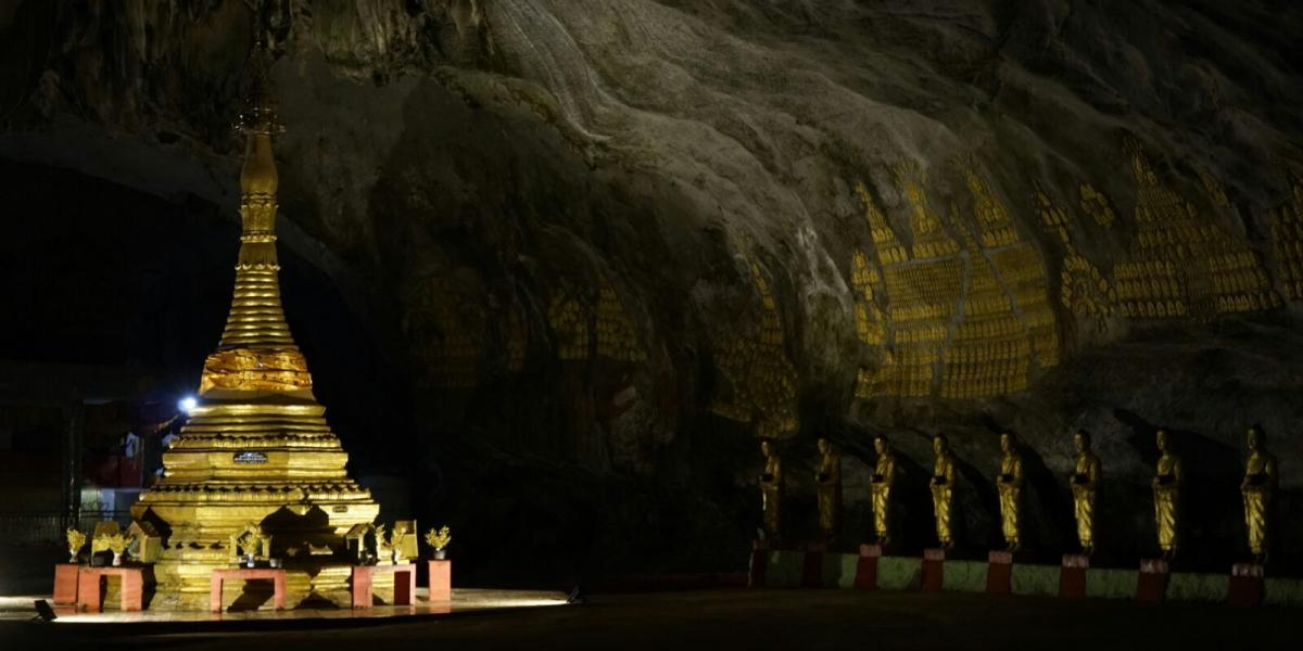 Die Mahar Sadan Cave in Burma